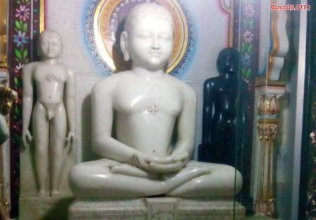 A traditional iconographic painting of Vimalanatha